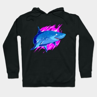 shark body illustration Hoodie